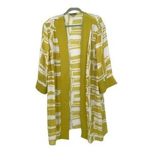 Maya Brooke Light‎ Green Lined Kimono/Duster Sz 22